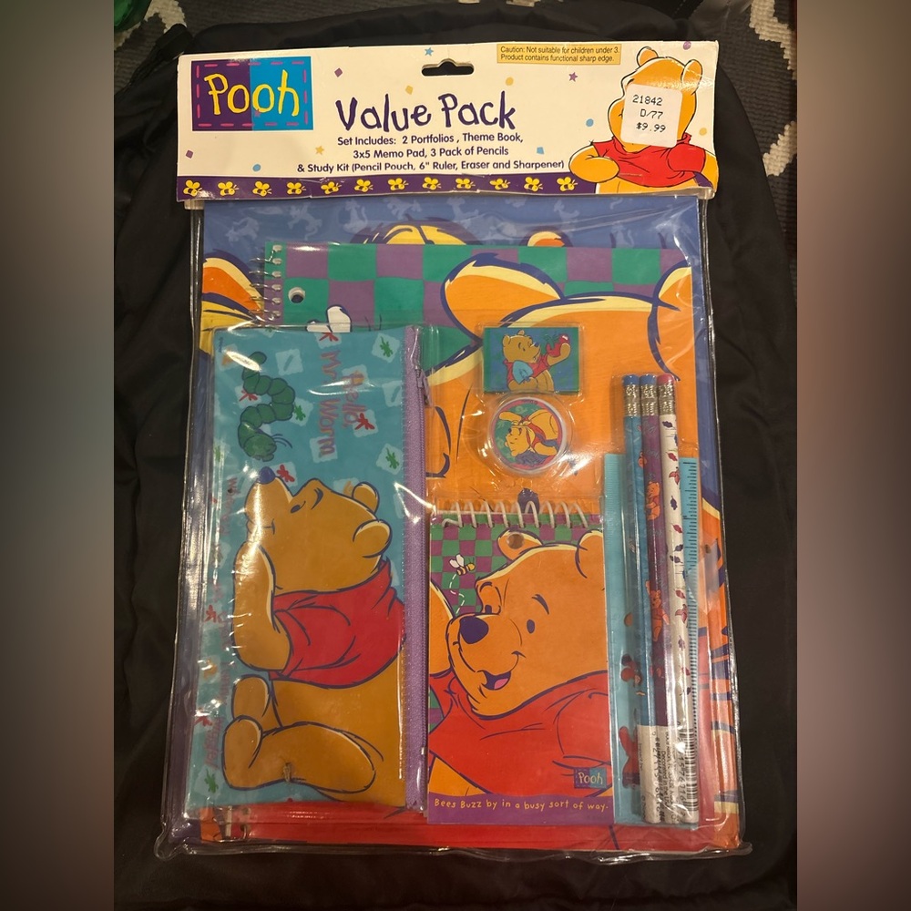 Vintage Winnie the Pooh Stationery Set